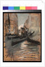Canal in Venice with gondolas, 1899-1913 by Giovanni Boldini