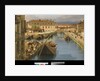 View of Naviglio Canal from the San Marco Bridge in Milan, 1834 by Giuseppe Canella