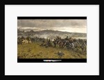 Artillery during the Battle of San Martino, 1887 by Sebastiano de Albertis