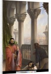 The last meeting between Jacopo Foscari and his family before being exiled, 1838-40 by Francesco Hayez