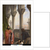The last meeting between Jacopo Foscari and his family before being exiled, 1838-40 by Francesco Hayez