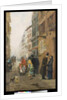 A street in Milan, 1881 by Luigi Rossi