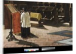 The Choir of the Church of Sant’Antonio in Milan, 1879 by Giovanni Segantini