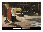 The Choir of the Church of Sant’Antonio in Milan, 1879 by Giovanni Segantini