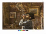 I am a painter too or Dilettante or The painter's studio, 1885 by Giovanni Sottocornola