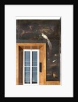 White peacock, roe deer and grey crowned crane, Myth of Orpheus by Italian School