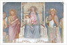 Madonna and Child, Angel Gabriel, Saint John the Baptist, Saint Ambrose, Saint Bernard by Italian School