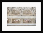 Crucifixion of Saint Philip and the Martyrdom of Saint John the Evangelist From Stories of Christ, 1841 by Giovanni Chiarini