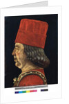 Portrait of Borso d'Este by Baldassare d' Este