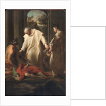 The Blessed Bernardo Tolomei Helping Plague Victims, 1745 by Pompeo Girolamo Batoni