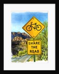 Share the Road, Gates Pass, 2004 by Lucy Masterman