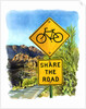 Share the Road, Gates Pass, 2004 by Lucy Masterman