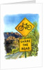 Share the Road, Gates Pass, 2004 by Lucy Masterman
