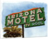 Arizona Motel on 6th Avenue, 2004 by Lucy Masterman