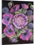 Anemones and thistles, 1998 by Margo Starkey