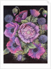 Anemones and thistles, 1998 by Margo Starkey