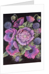 Anemones and thistles, 1998 by Margo Starkey