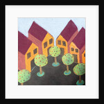 Four wooden houses by Margo Starkey