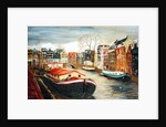 Red House Boat, Amsterdam, 1999 by Antonia Myatt