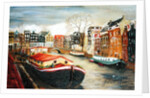 Red House Boat, Amsterdam, 1999 by Antonia Myatt