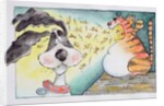 Cat, Dog and Mice, 1998 by Maylee Christie