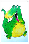 Happy Crocodile by Maylee Christie