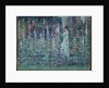 Hollyhocks by Frederick Carl Frieseke