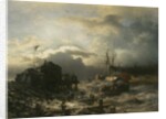 Off Ostend, 1859 by Andreas Achenbach