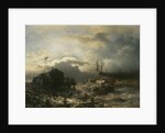 Off Ostend, 1859 by Andreas Achenbach