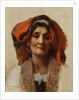 Head of an Italian Woman, 1887 by Frank Duveneck
