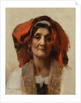 Head of an Italian Woman, 1887 by Frank Duveneck