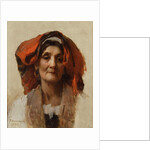 Head of an Italian Woman, 1887 by Frank Duveneck