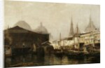North River Pierhead, 1877 by Arthur Quartley