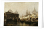 North River Pierhead, 1877 by Arthur Quartley