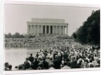 The March on Washington: A View from the Reflecting Pool, 28th August 1963 by Nat Herz