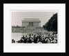 The March on Washington: A View from the Reflecting Pool, 28th August 1963 by Nat Herz