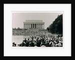 The March on Washington: A View from the Reflecting Pool, 28th August 1963 by Nat Herz