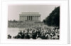 The March on Washington: A View from the Reflecting Pool, 28th August 1963 by Nat Herz