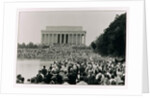 The March on Washington: A View from the Reflecting Pool, 28th August 1963 by Nat Herz