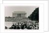 The March on Washington: A View from the Reflecting Pool, 28th August 1963 by Nat Herz