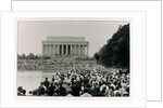 The March on Washington: A View from the Reflecting Pool, 28th August 1963 by Nat Herz