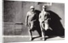 Two Workmen Against a Building, New York City, Untitled 43, c.1953-64 by Nat Herz