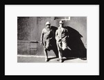 Two Workmen Against a Building, New York City, Untitled 43, c.1953-64 by Nat Herz