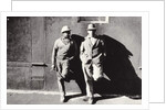 Two Workmen Against a Building, New York City, Untitled 43, c.1953-64 by Nat Herz