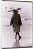 Woman with Sun Umbrella, Untitled 11, c.1953-64 by Nat Herz