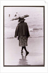 Woman with Sun Umbrella, Untitled 11, c.1953-64 by Nat Herz