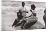 2 Women with Drinks Relaxing at the Ocean Edge, Untitled 13, c.1953-64 by Nat Herz