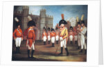 The Staffordshire Militia on parade at Windsor Castle, c.1804 by Arthur William (circle of) Devis
