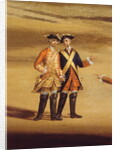 Two officers in conversation, c.1758 by Samuel Wale