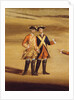 Two officers in conversation, c.1758 by Samuel Wale